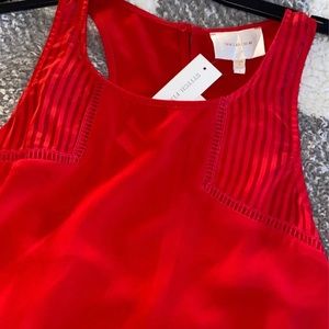 NWT Bright red tank top